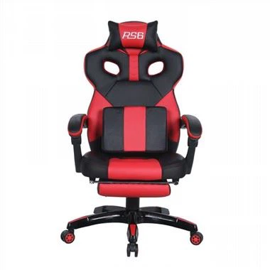 Gaming Chair with Massage and Footrest