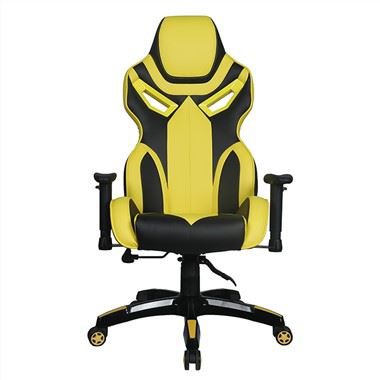 Massage Gaming Chair with Lumbar Support & Footrest