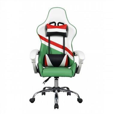 Purple Gaming Chair with Footrest