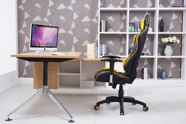 Home Office Racing Game Style Bucket Chair