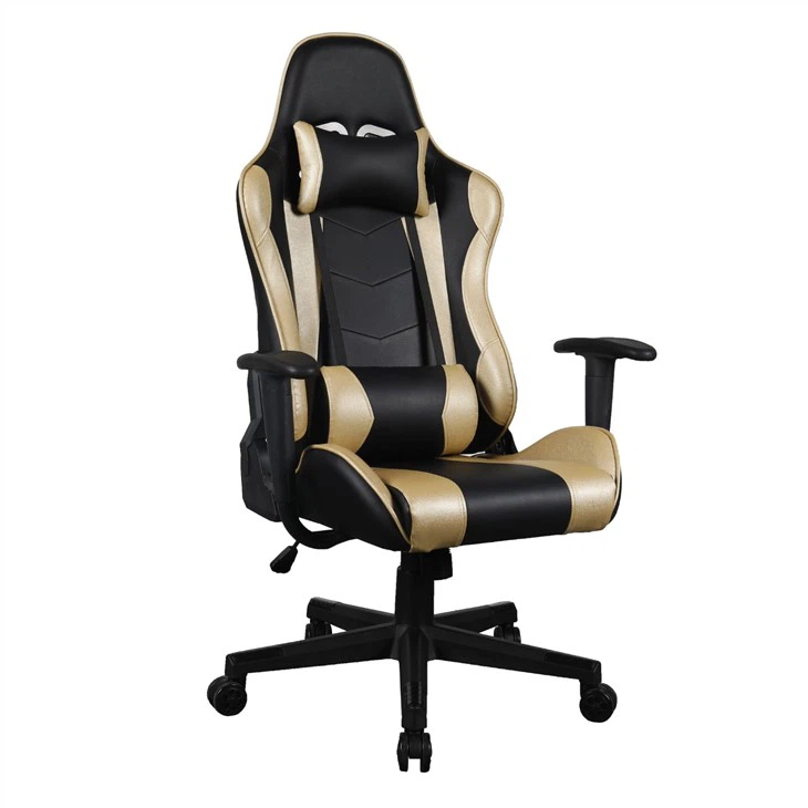 Mesh Back PU Handrial Chair With Footrest