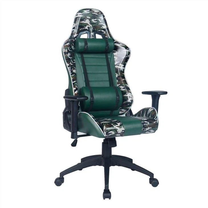 PU Gaming Chair With Adjustable Armrest