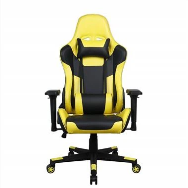 PU Fabric Handrail Gaming Chair